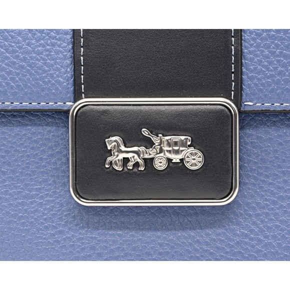 COACH GRACE Convertible Shoulder Bag Chambray Pebbled Leather CH207 NWT $450 - Picture 8 of 14